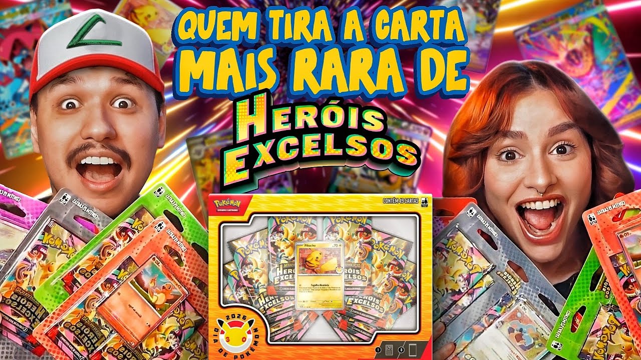 Batalha pokémon: HÉROIS EXCELSOS e BOX NOVA!