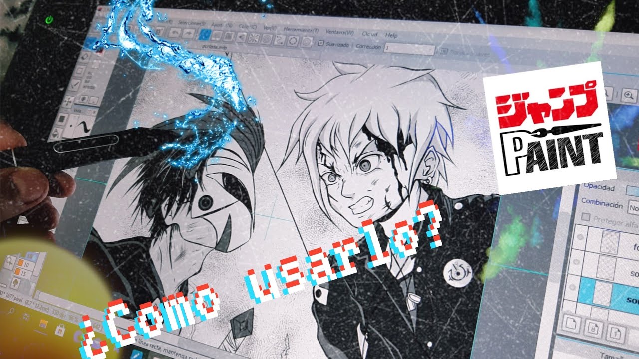 Como utilizar Jump Paint paso a paso!!La mejor aplicaci&oacute;n para dibujar manga gratis!!tutorial Jump
