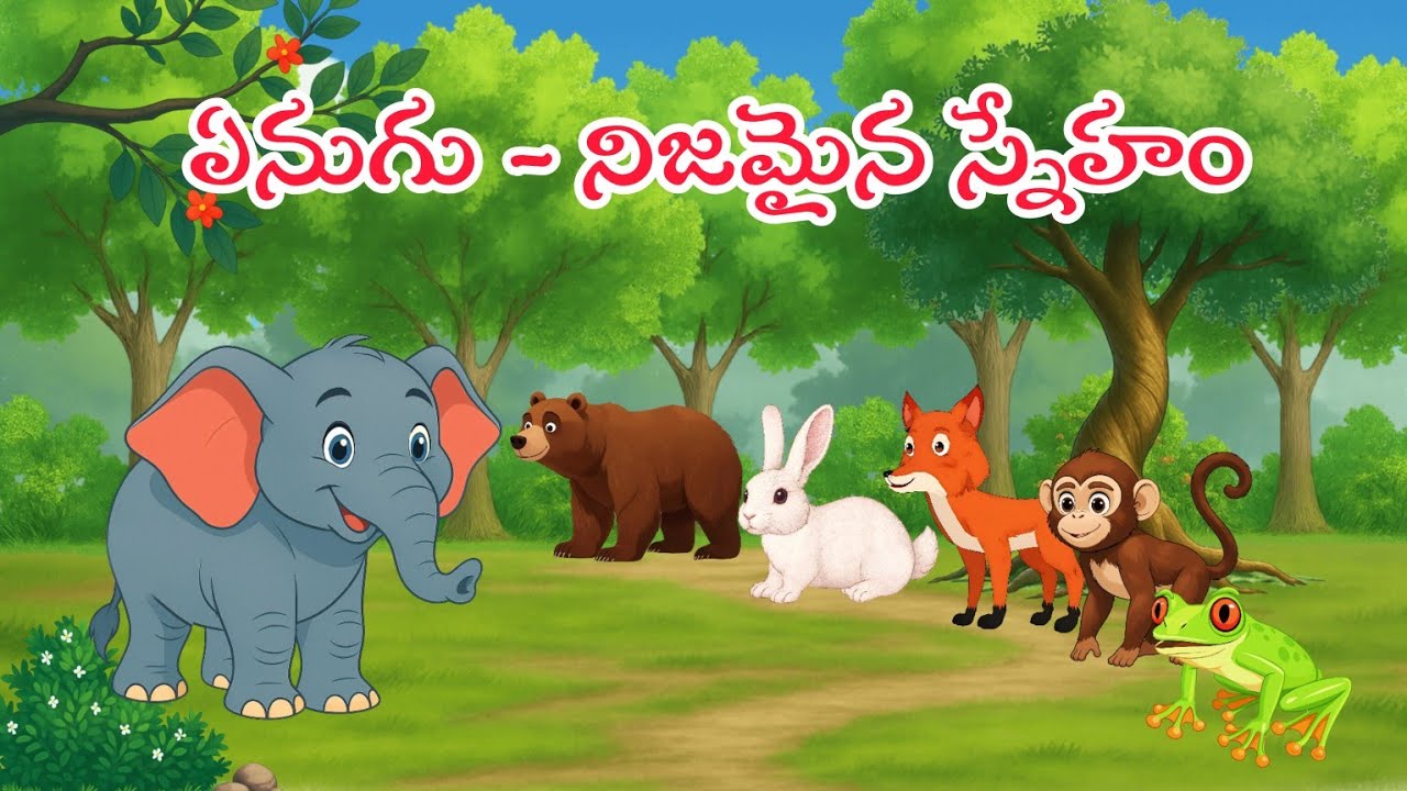 ఏనుగు – నిజమైన స్నేహం 🐘❤️ | పిల్లల నీతికథ