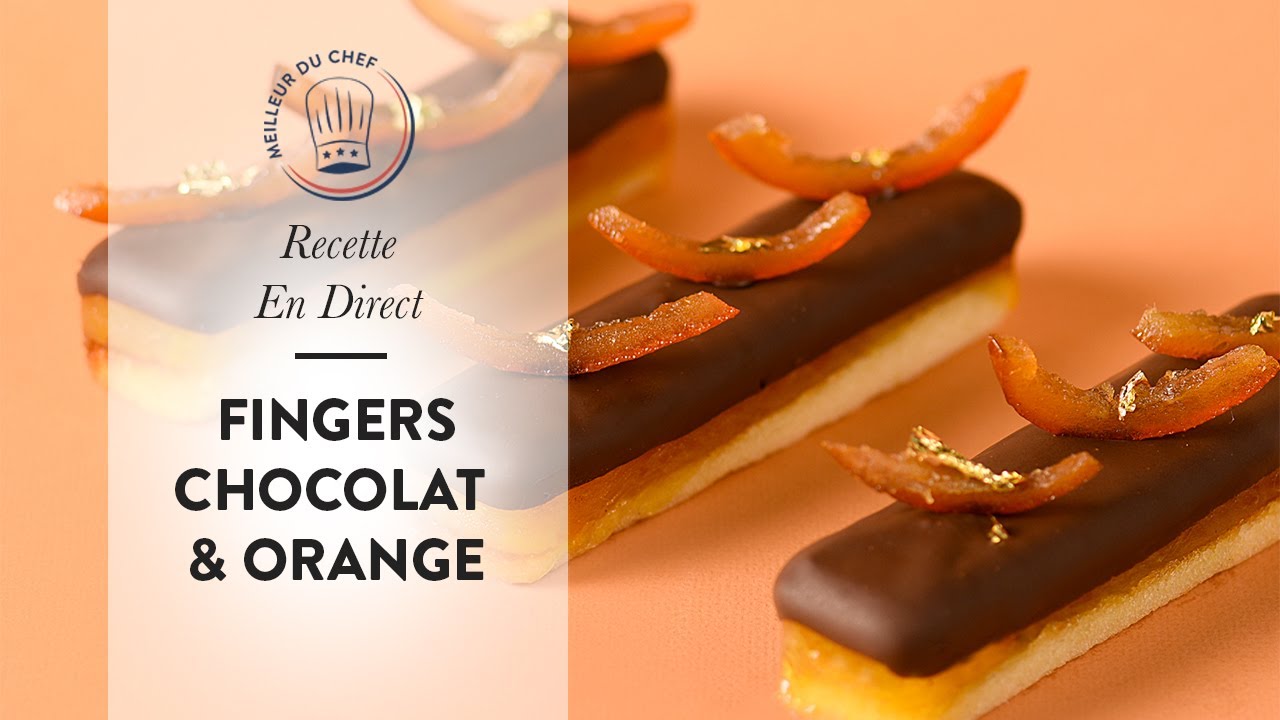 La recette des Fingers Chocolat & Orange en Direct avec Chef Philippe !