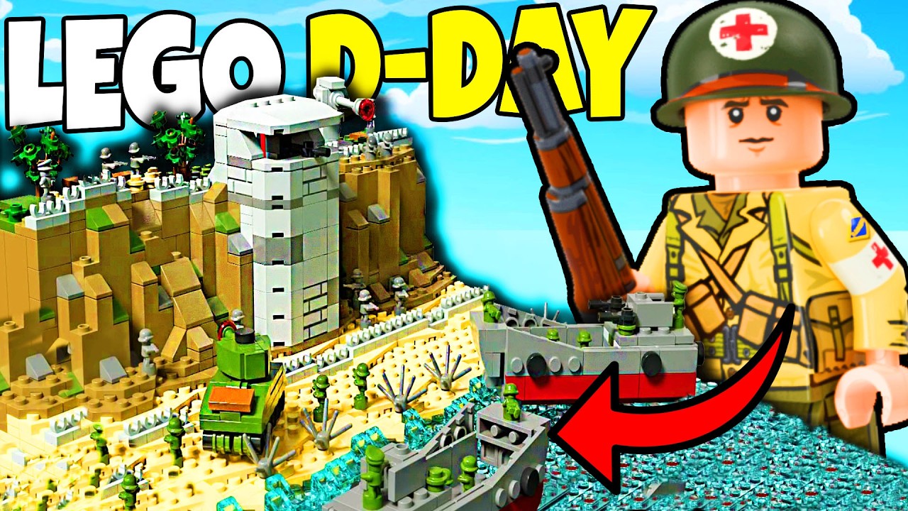 Распаковка набора LEGO D-DAY BEACH INVASION от Temu...
