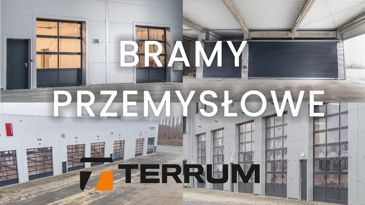 OGROMNA brama rolowana Hörmann i bramy segmentowe z przeszkleniem | Ruda Śląska | TERRUM