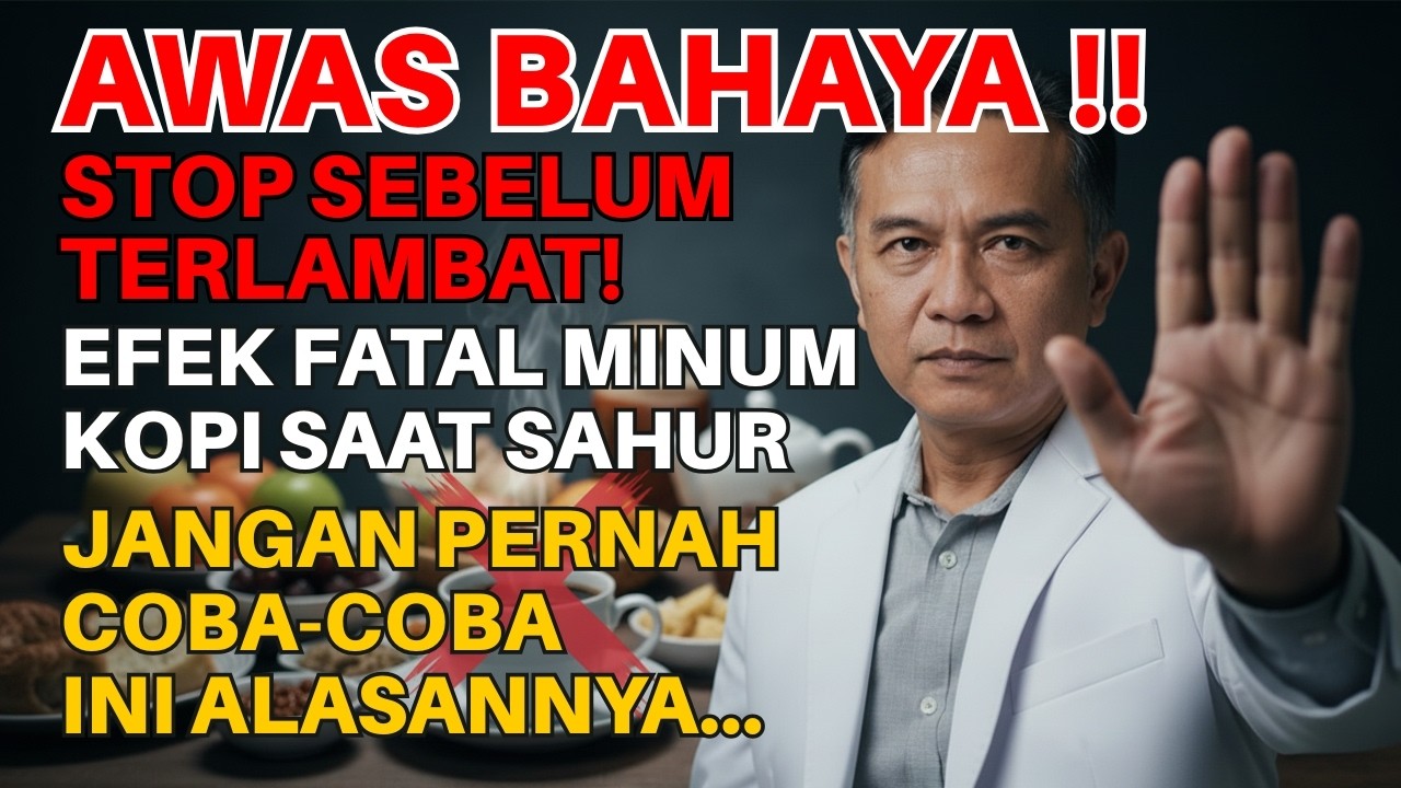 DOKTER UNGKAP ‼️ Kenapa Minum Kopi Saat Sahur Sangat Berbahaya Bagi Lansia!