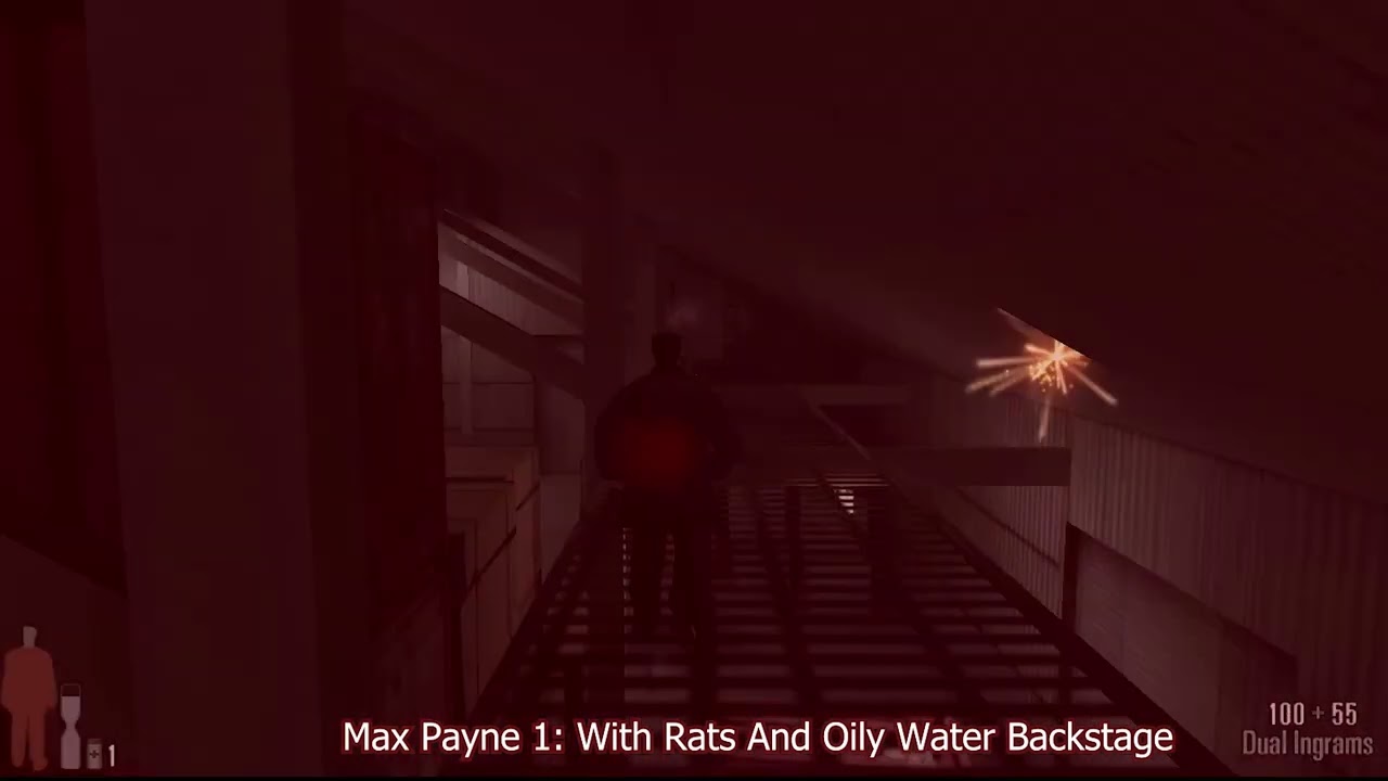 Max Payne 1 With Rats And Oily Water backstage