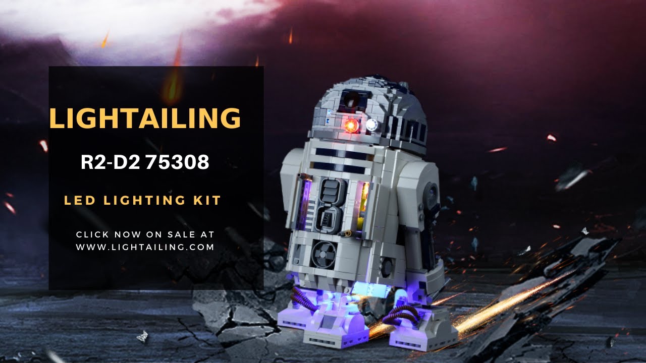 How To Add Led Lights To Lego R2-D2 75308