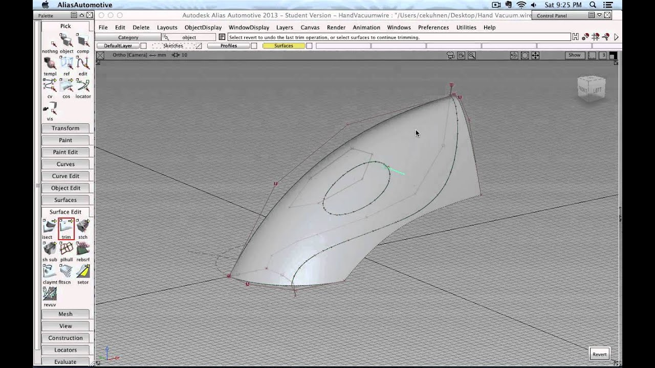 Intersect and Trim Surfaces