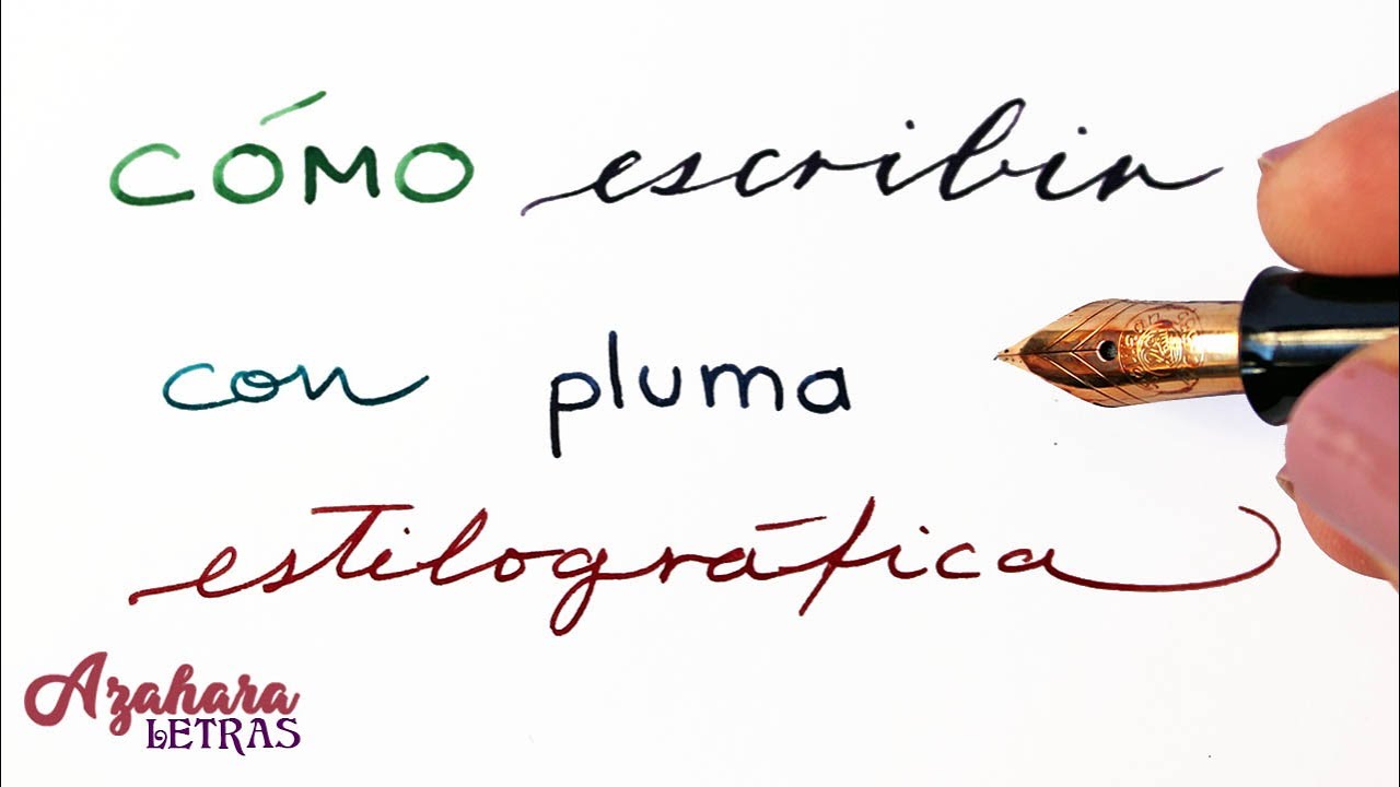 🖋️ Cómo Escribir con Pluma Estilográfica y Qué Caligrafía Es la Mejor