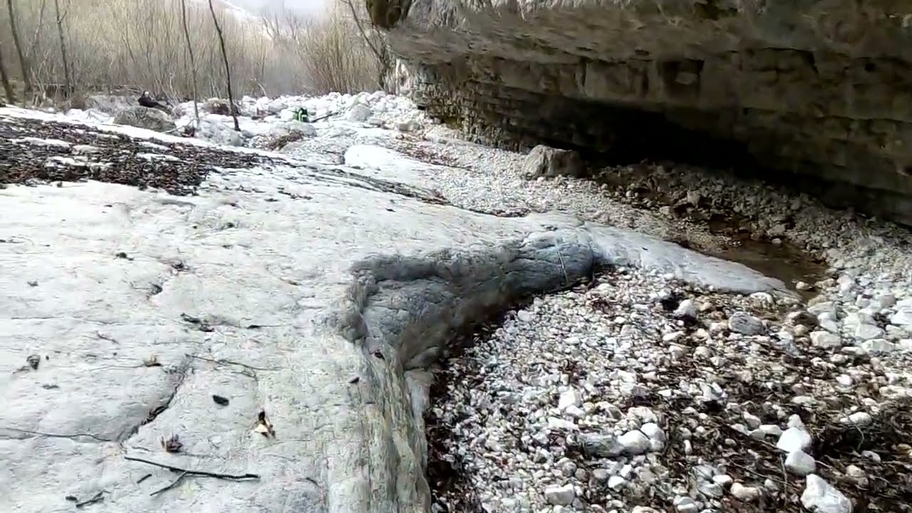 Gorgo durante la mancanza di piogge, bellissimo, Astico Vicenza