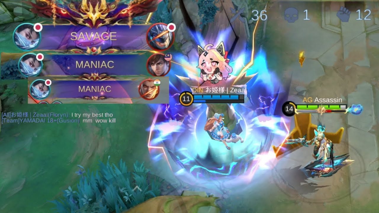 Why Everyone Banning Granger!!! This Reason — 36 Kills, 2× Maniac & Savage (with Floryn Support)