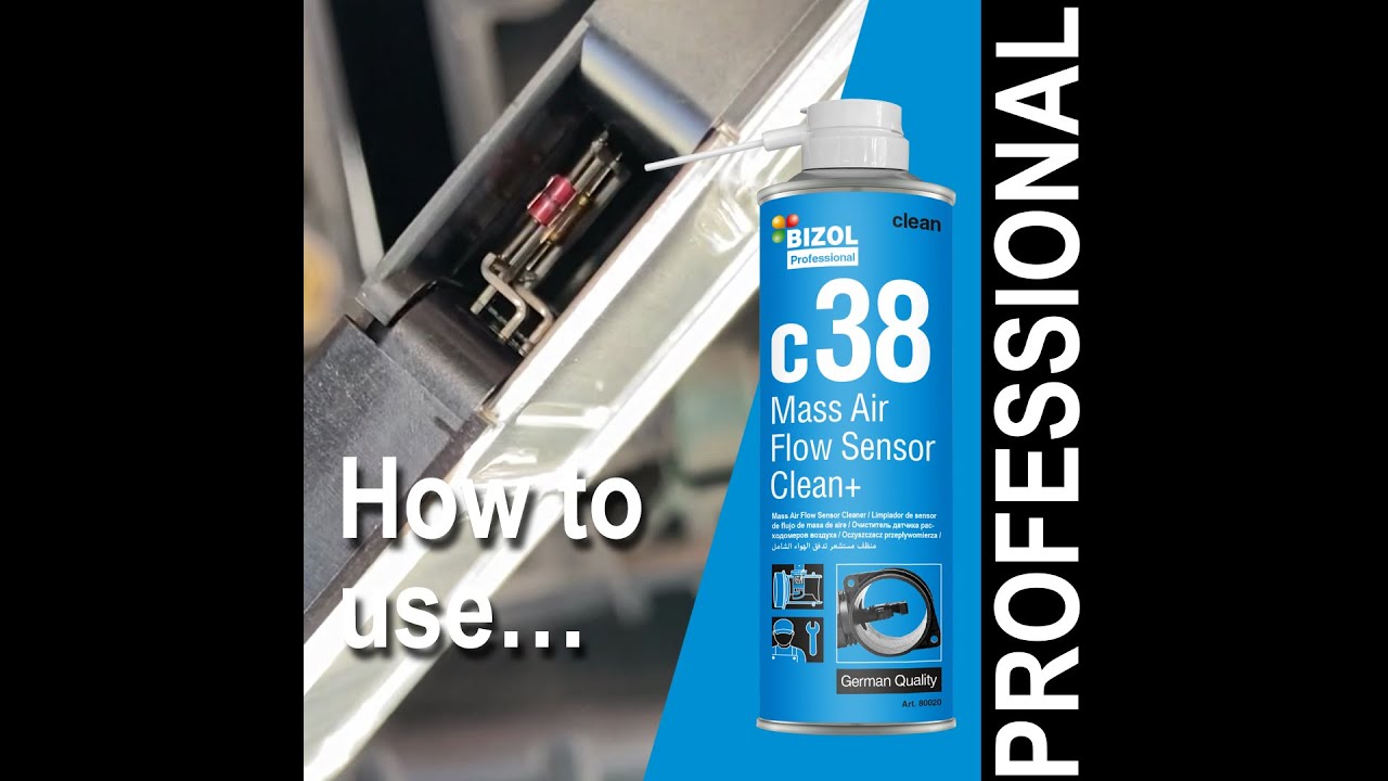 How-to use BIZOL Mass Air Flow Sensor Clean+ c38