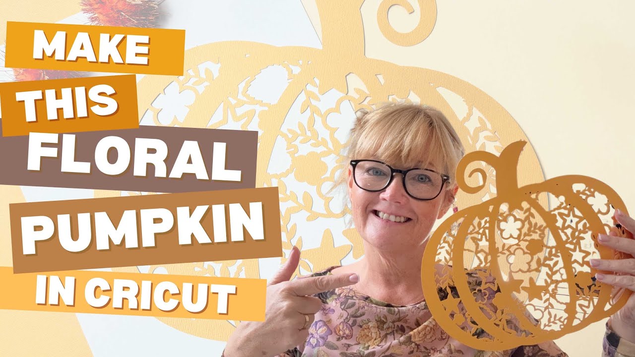 Cricut SVG Pattern Making Tutorial | Create a Floral Pumpkin Step by Step