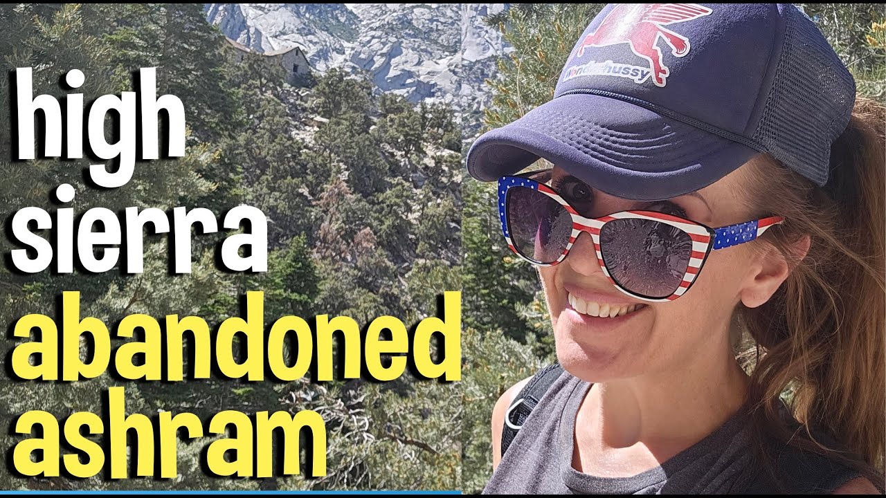 Crossing a Raging Creek to Explore an Abandoned Ashram in the High Sierra Nevada Mountains