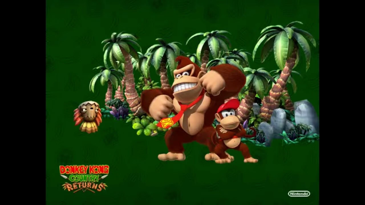 Donkey Kong country returns ost: cave world slowed 