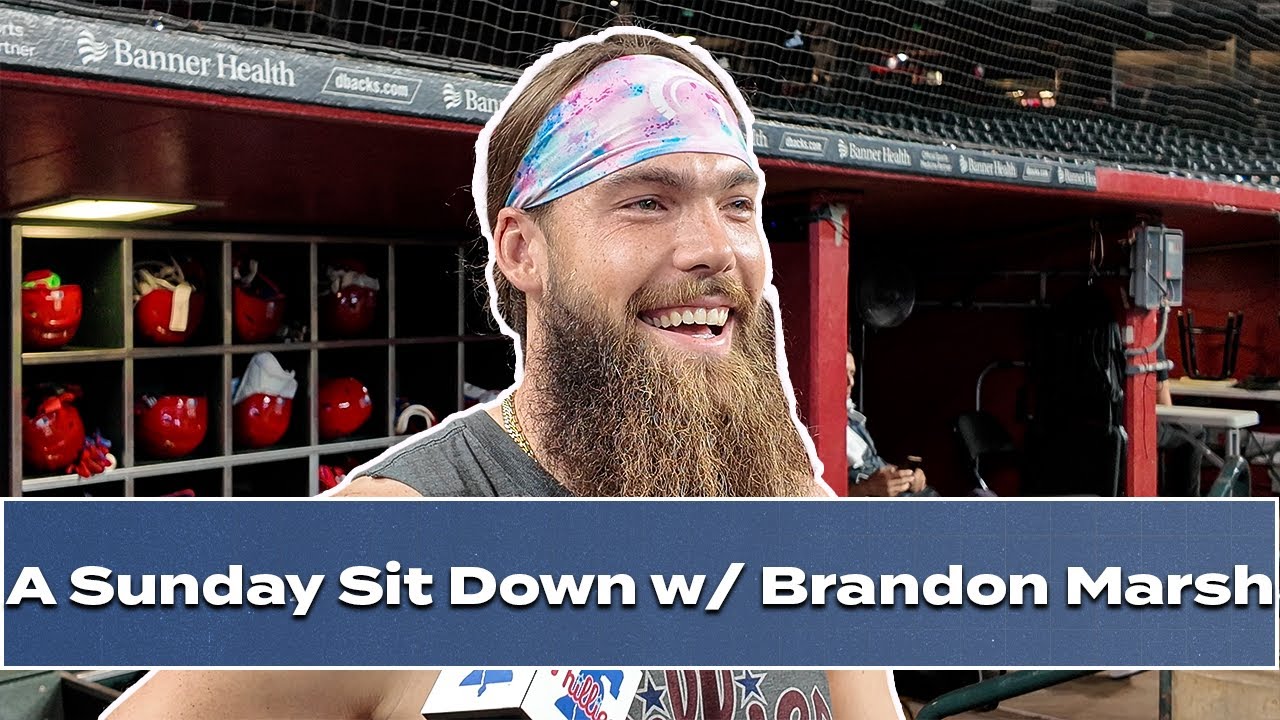 Brandon Marsh on the Phillies Daycare, hair routines, and playing the game the fun way