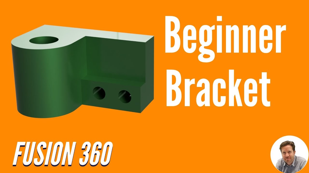 Fusion 360 Beginner Tutorial (P Bracket)