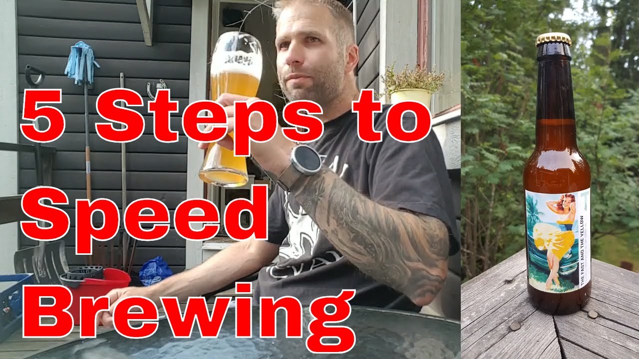 HBW no1, 5 steps to speed brewing - Brewing beer fast at home