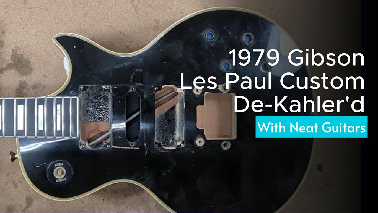 1979 Gibson Les Paul Custom De-Kahler Restoration with Neat Guitars