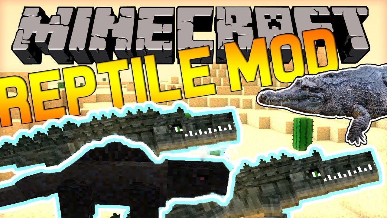 Minecraft Reptile Mod | 1.12.2 Mods (Turtle Crocodile and More!)