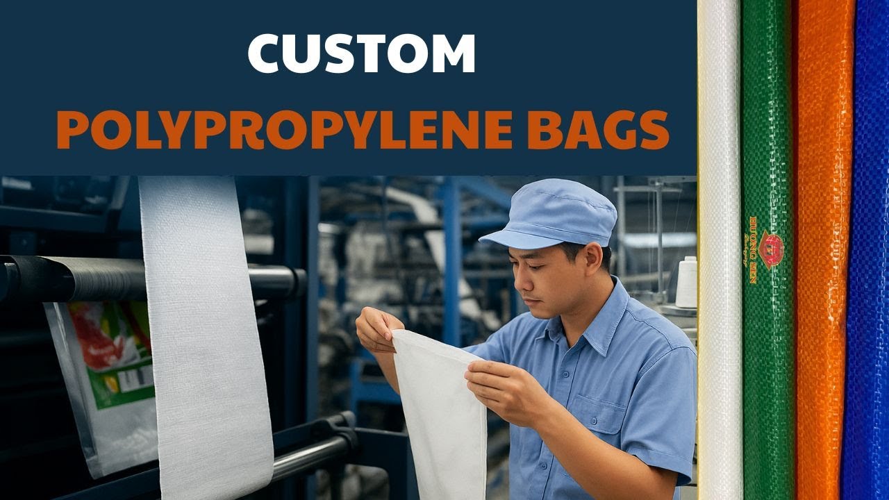Part 2 - Factory Tour, Custom Polypropylene Bags.