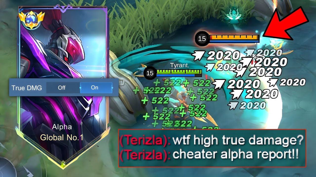 IMMORTAL ALPHA BEST BUILD AND EMBLEM 2023 (unlimited true damage)