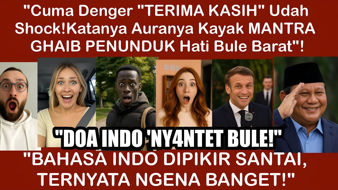 Remaja Prancis Denger Bahasa Indo Langsung Diam Seribu Bahasa—Ngira Kena Mantra 'Doa Ny4ntet Jiwa'!