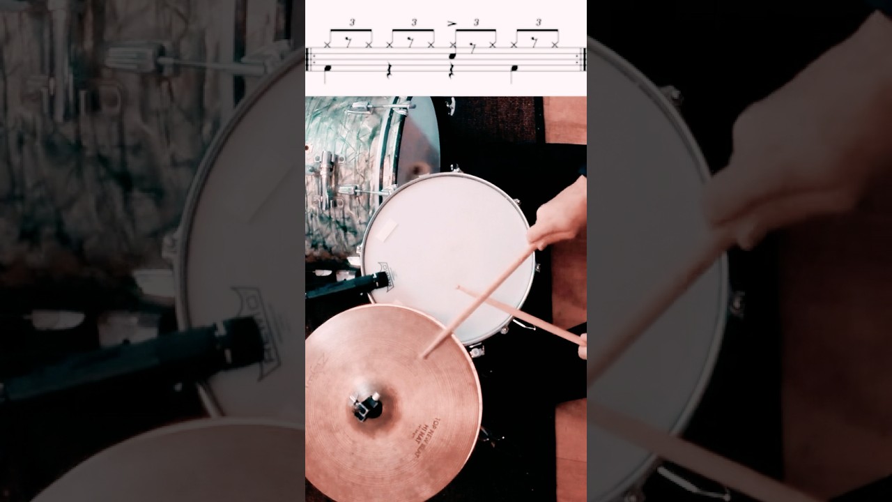 #drums #beat #halftime #shuffle #drumbeat #lesson #drummer #learning #beats #groove #education #feel