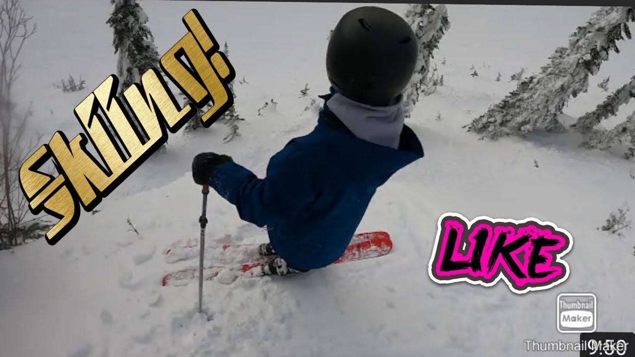 Skiing chair five at whitefish mountain resort