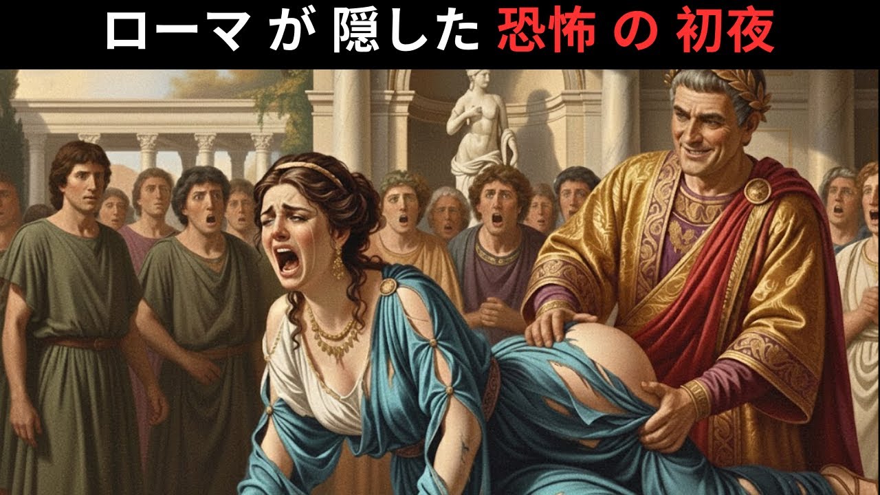 ローマが歴史から消し去ろうとした、恐怖の結婚初夜の儀式｜黒歴史