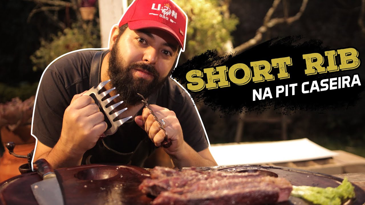 Short Rib Defumado na Pit Caseira | Lion BBQ