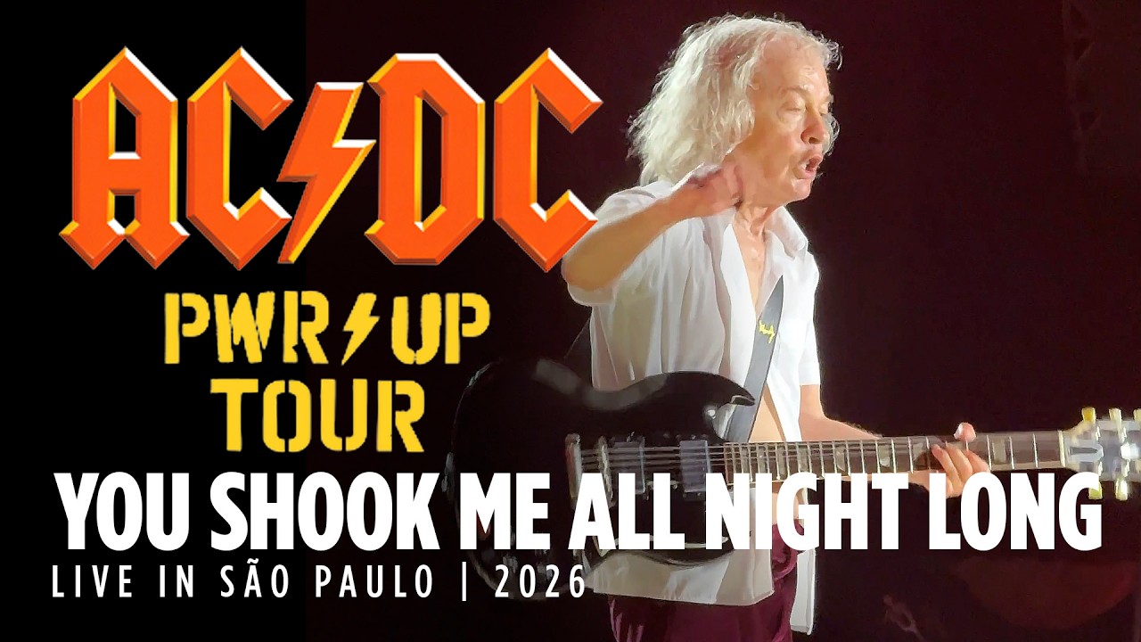 AC/DC | You Shook Me All Night Long | Live in São Paulo 2026 | 4K Video