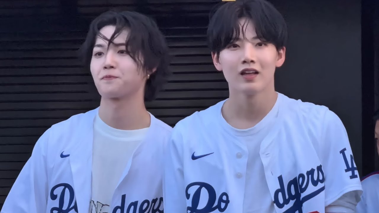 250416 JUNKYU FANCAM | 2025 TREASURE FIRST US TOUR | KOREAN HERITAGE NIGHT AT L.A. DODGERS STADIUM |