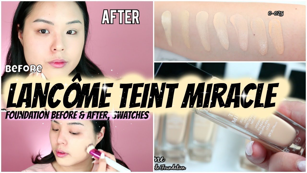 Lancôme Teint Miracle Foundation Review | Before & After | New Formula!