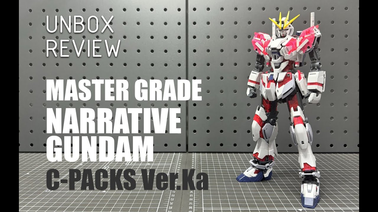 Unbox แกะกล่อง & Review MG Narrative Gundam C - Packs Ver.Ka #gundam