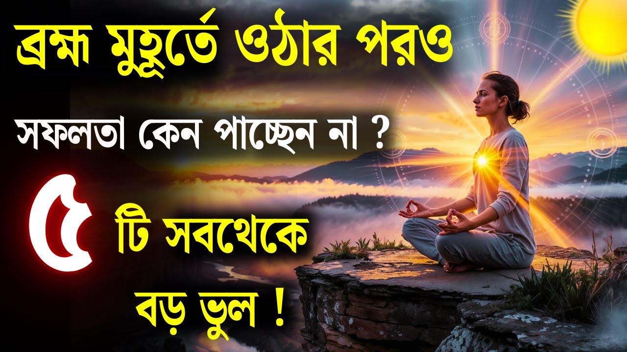 ব্রহ্মমুহূর্তে করা ৫টি ভুল, যা আপনার ভাগ্য পরিবর্তন হতে বাধা দেয়! | আধ্যাত্মিক সাফল্যের গোপন রহস্য