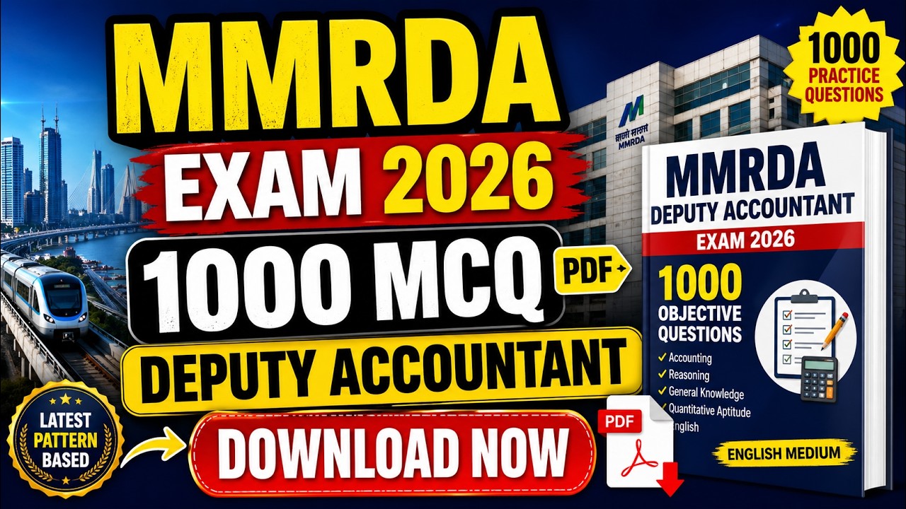 MMRDA Deputy Accountant Exam eBook 2026  1000 Objective Questions PDF Downlo final