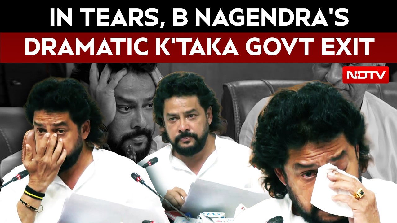 B Nagendra Latest News | Nagendra Quits Karnataka Cabinet, Second Time Over Same Corruption Scandal