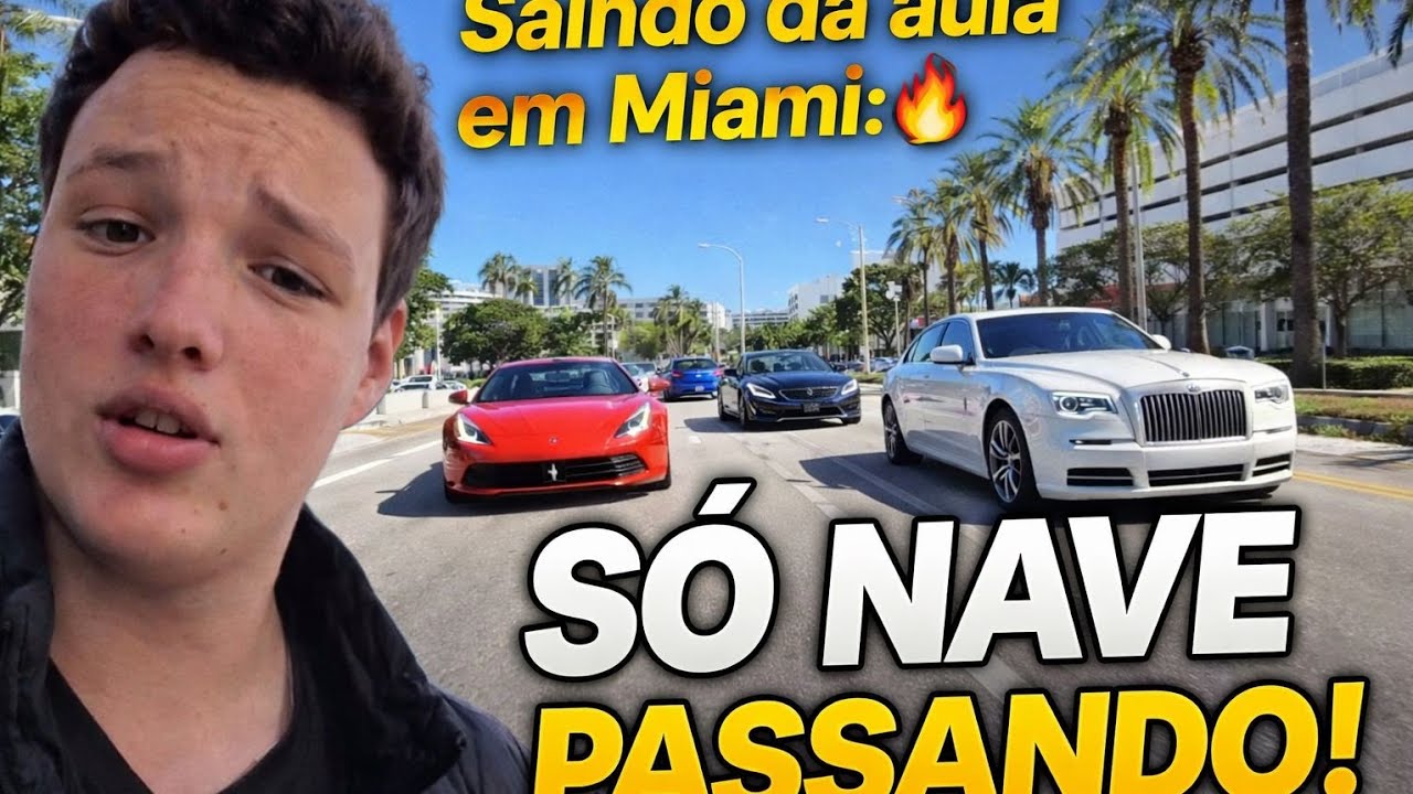 Carros em Miami #automobilismo