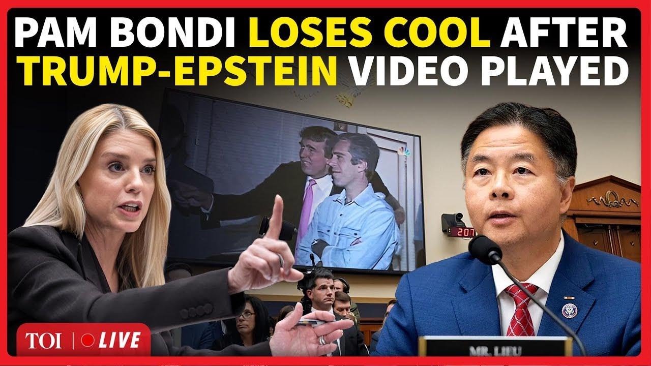 'You Lied Under Oath': Rep. Ted Lieu Torches Pam Bondi After Trump-Epstein Video Played In Hearing