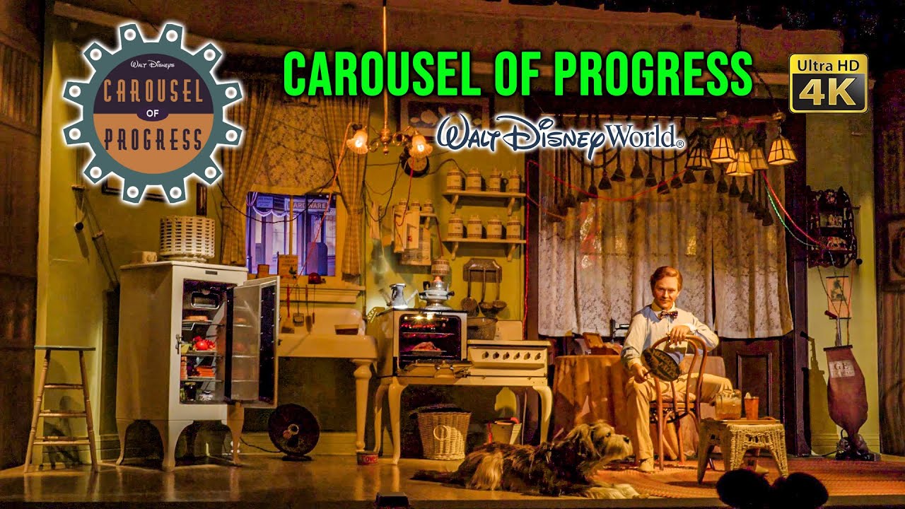 Walt Disney's Carousel of Progress Full Show 4K Magic Kingdom Walt Disney World 2021 12 29