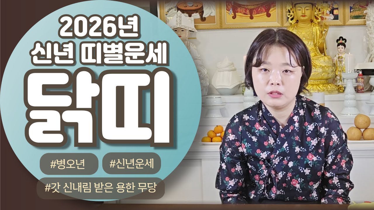 2026년 신년운세 미리보기! 병오년 닭띠운세
