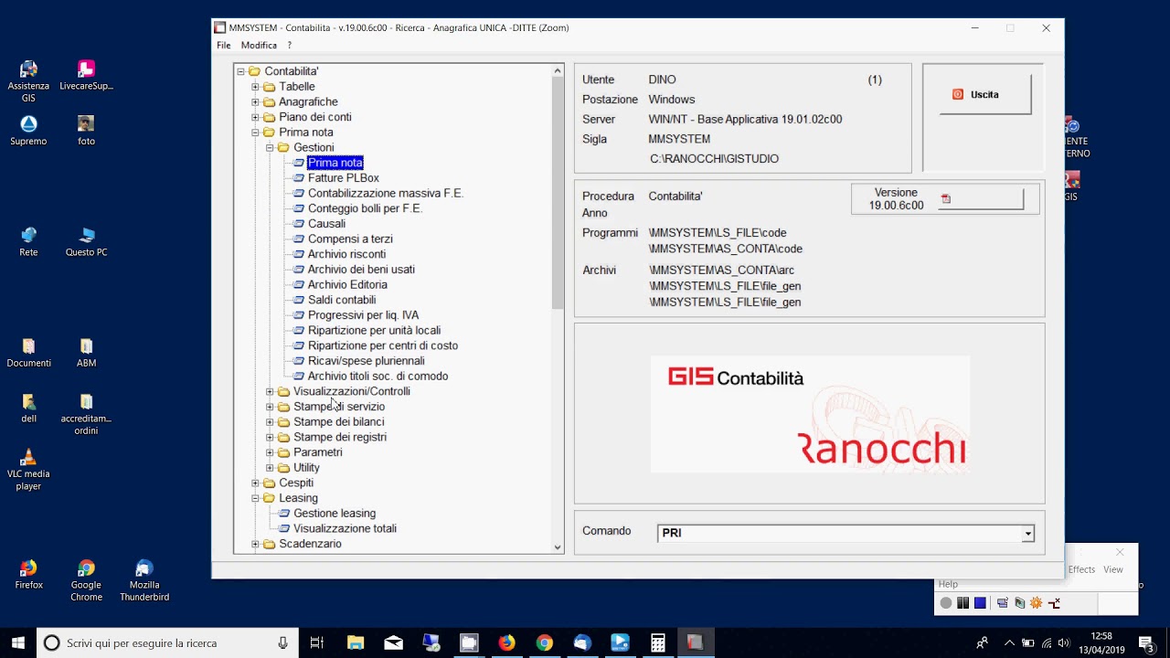 GESTIONE BENI LEASING GIS SOFTWARE RANOCCHI