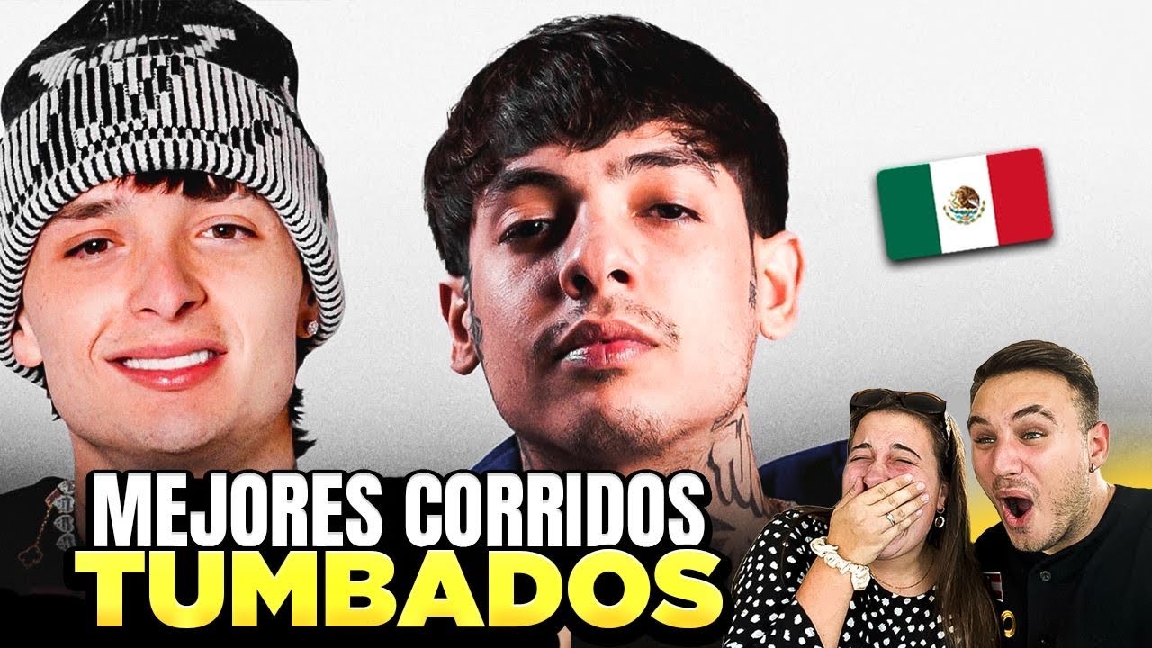 🇪🇸 ESPAÑOLES REACCIONAN a TOP 10 MEJORES CORRIDOS TUMBADOS 🇲🇽 *Peso Pluma, Nata Cano, etc…*