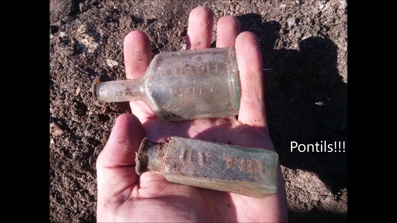 Pontil Age City Dump Bottle Dig