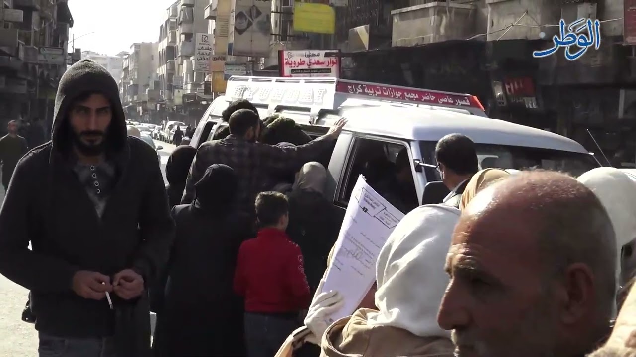 أزمة المواصلات في محافظة حماة