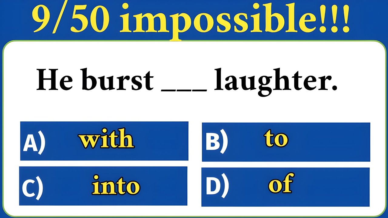 Test Your English Grammar | Daily Use Sentences with Answers