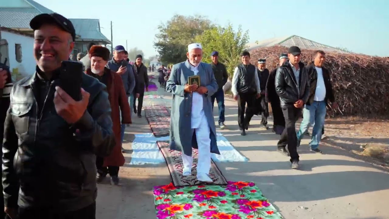 MUSTAQIL OBOD QISHLOG`IDA HOJI  BUVA TASHRIF BUYURDI! BARCHA MUSULMON AHLIGA NASIB ETSIN !