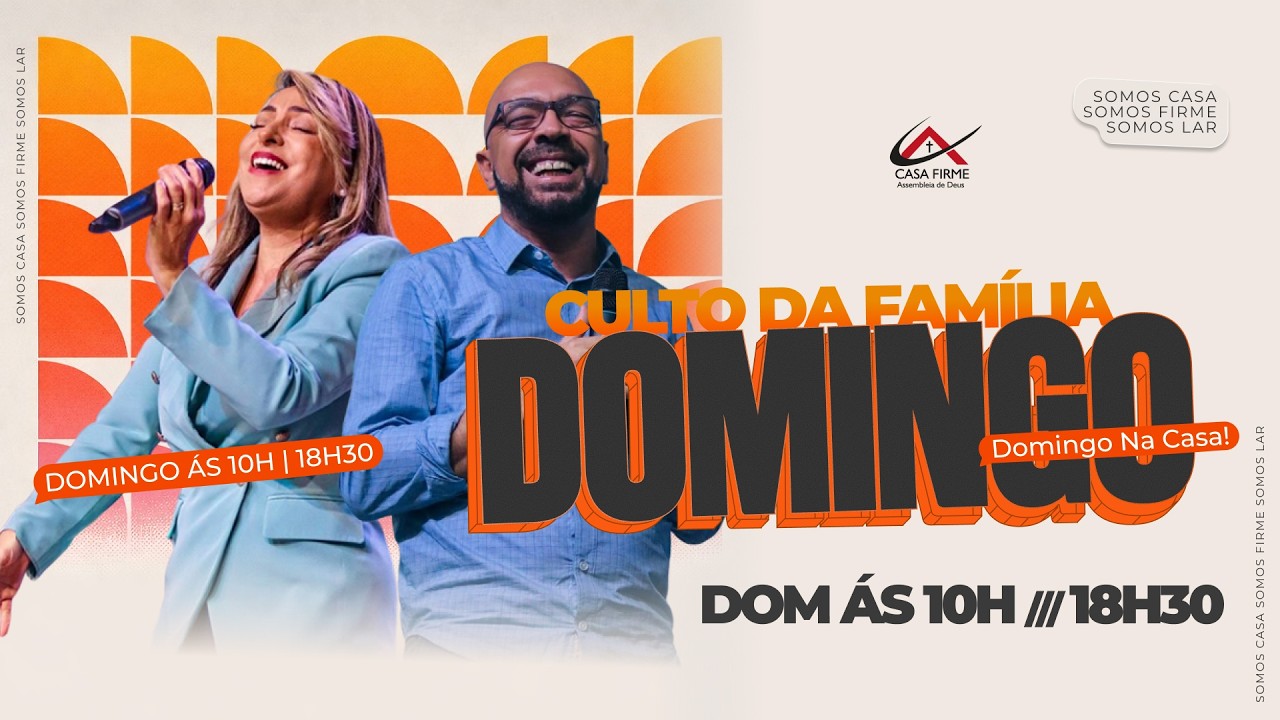 CULTO DA FAMILIA NOITE | 18H30 | 15.03.2026