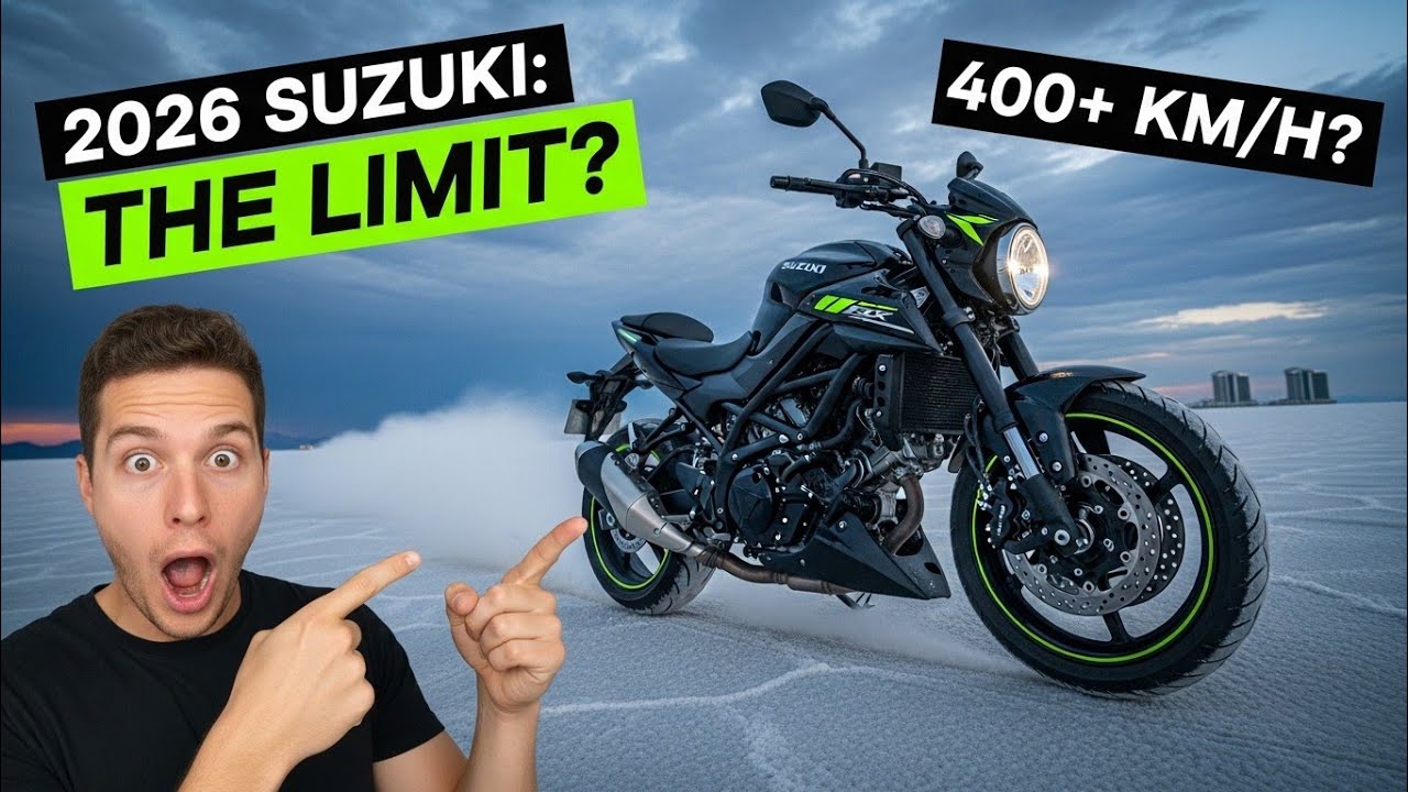 Новый Suzuki SV-7GX 645CC 2026 года – настоящий зверь с V-образным двухцилиндровым двигателем для...