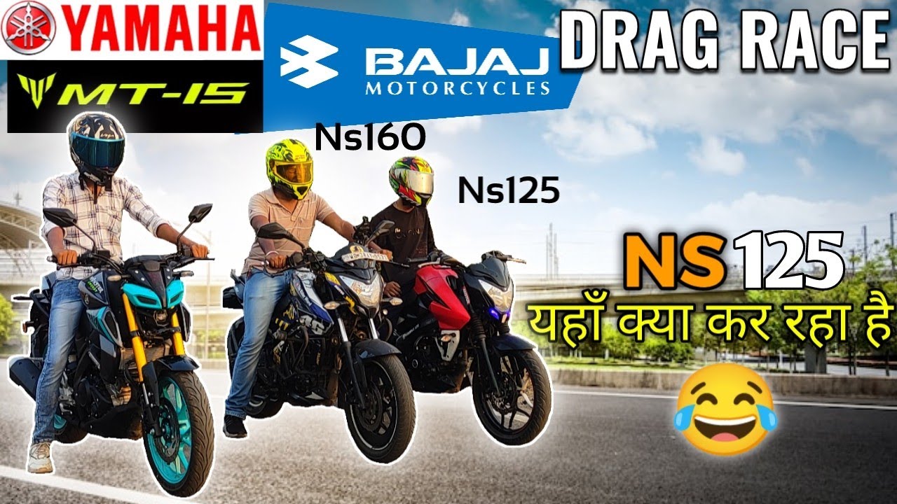 Top Speed Thrills: MT15 vs NS160 Drag Race 🔥😱