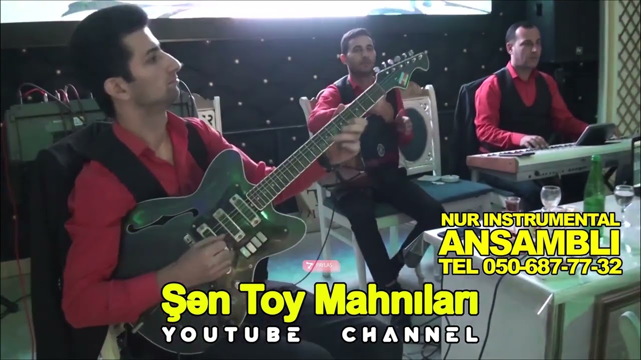 şen toy mahnilari oxuyan İlqar   gitara Mehemmed Agcabedili   qarmon Perviz   sintez Elvin